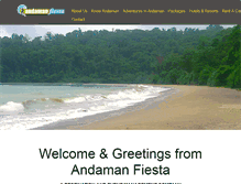 Tablet Screenshot of andamanfiesta.com